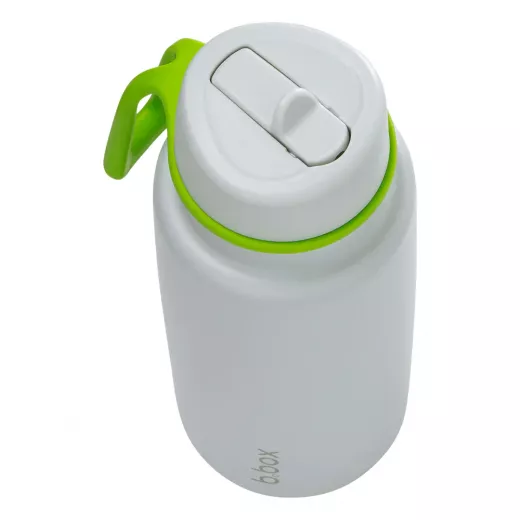 B.box 1l Insulated Flip Top Drink Bottle -Lime Time