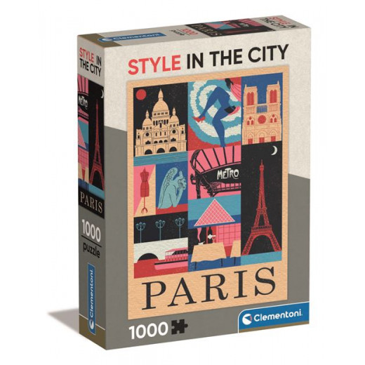 Clementoni Puzzle Style In The City - Paris - 1000 pieces