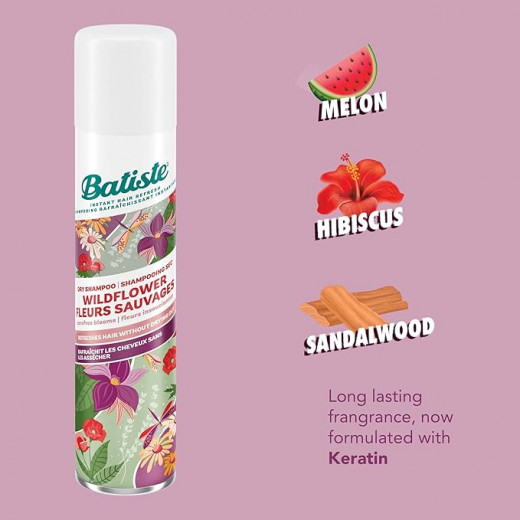 Batiste - Dry Shampoo Wildflower 200 ml Black