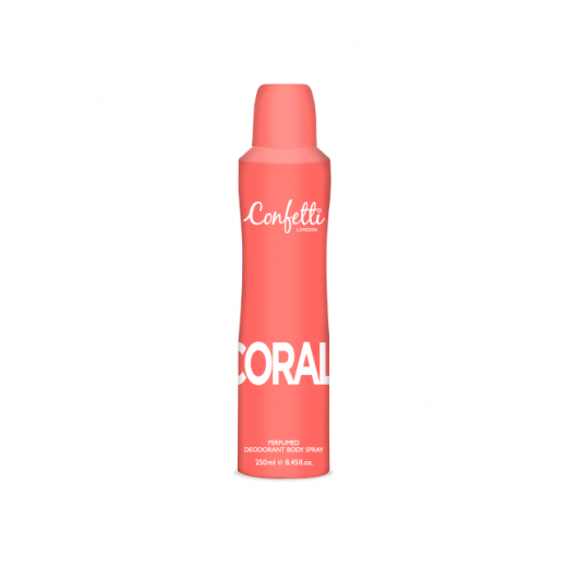 Confetti London Coral Deodorant 250ml