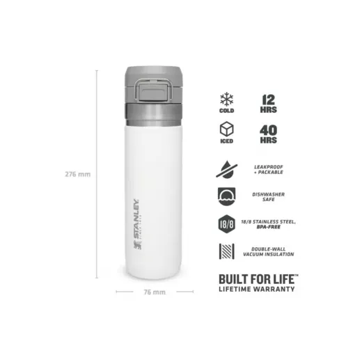 Stanley The Quick-Flip Water Bottle .7L / 24oz color Polar