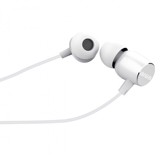 Aiwa In-Ear Wired Headphones White