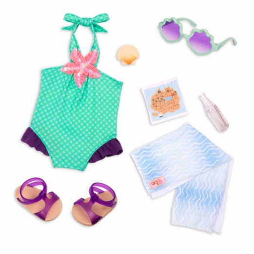 Our Generation Marvelous Mermaid Swimsuit Outfit for 18