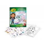 Crayola | Coloring book with stickers, 32 pages and 4 sticker sheets included Gabby's Dollhouse