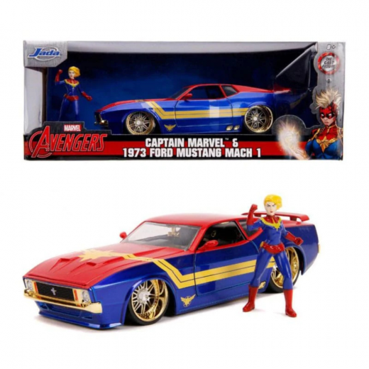 JADA | Marvel 1973 Ford Mustang Mach 1 1:24