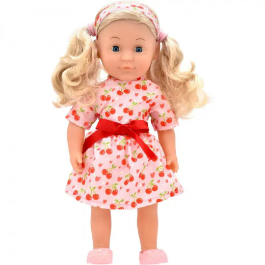 Dolls World | Soft Bodied Girl Doll With Hair | Sleeping Eyes | 36 cm