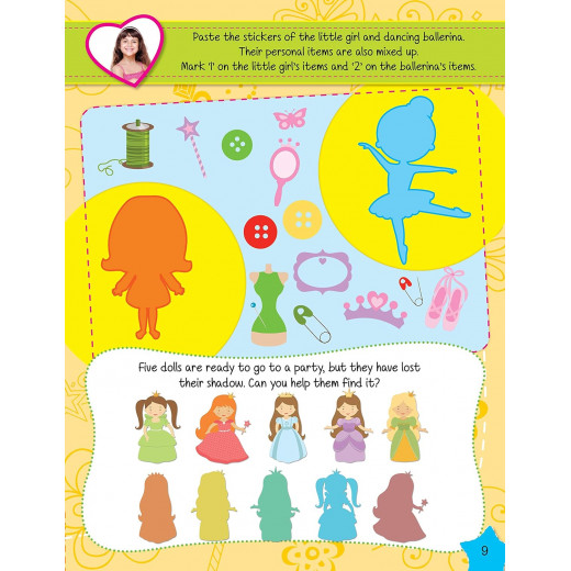 Dreamland Sticker Activity Book For Girls