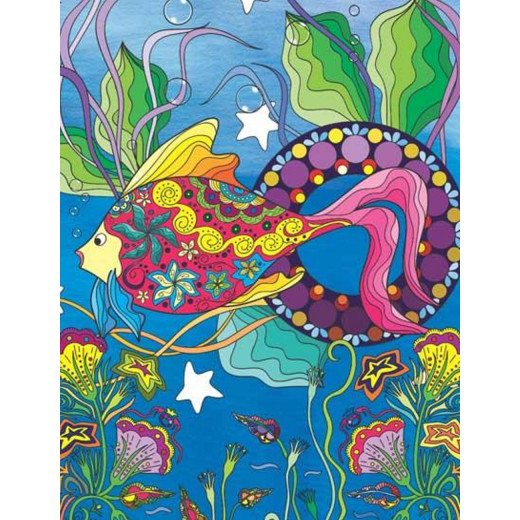 Dreamland | Extreme Copy Color | Sea World | A Drawing Painting & Colouring Book For Adults