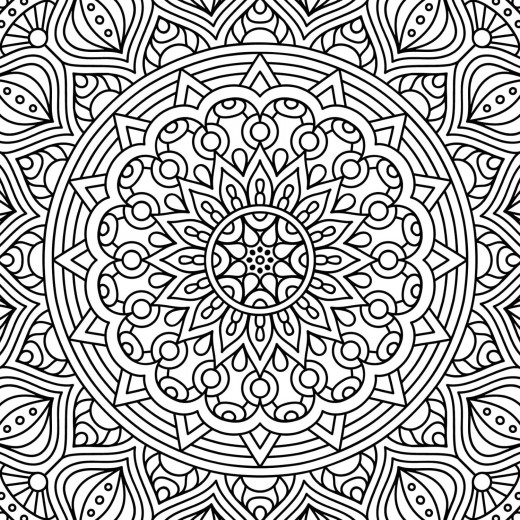 Dreamland | Refreshing Mandala | Coloring Book for Adults