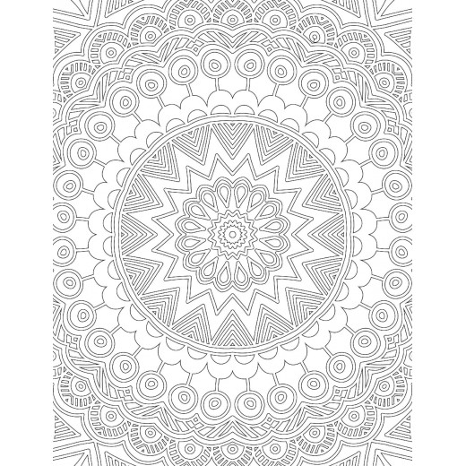 Dreamland Mandala Adult Coloring Book for Peace & Relaxation