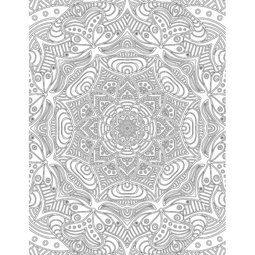 Dreamland Mandala Adult Coloring Book for Peace & Relaxation