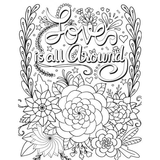 Dreamland Motivation Adult Coloring Book for Peace & Relaxation