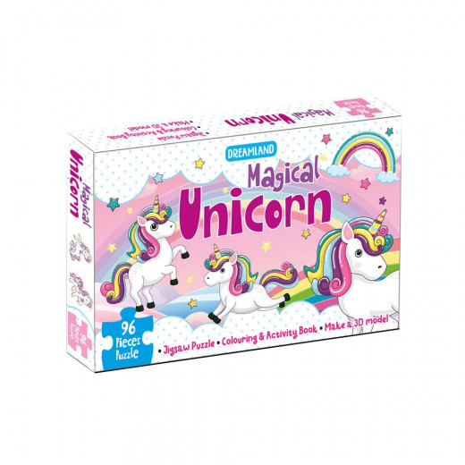 Dreamland magical unicorn jigsaw puzzle for kids 96 pcs