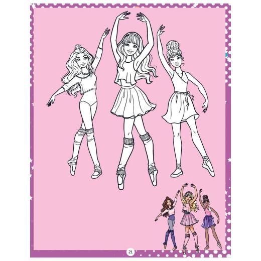 Dreamland Barbie Copy Coloring Book