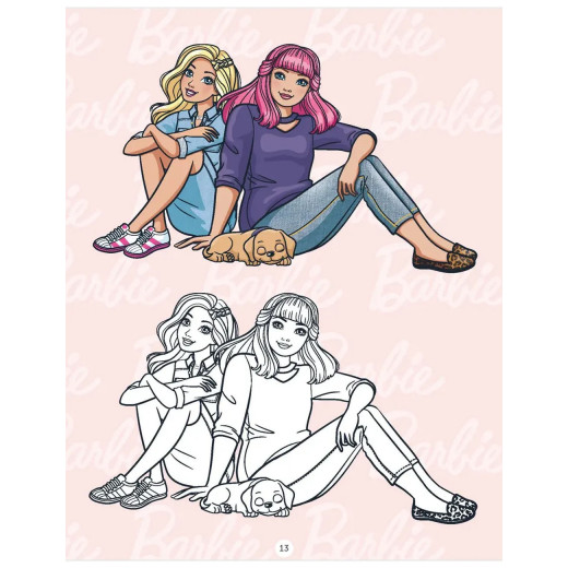 Dreamland Barbie Copy Coloring Book