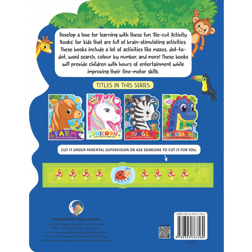 نشاط الغابة والتلوين - كتاب نشاط للأطفال من دريم لاند