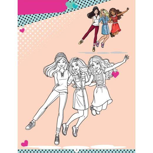 Dreamland Barbie Copy Coloring Book