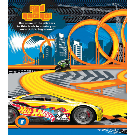 Dreamland Hot Wheels Activity Book with Stickers