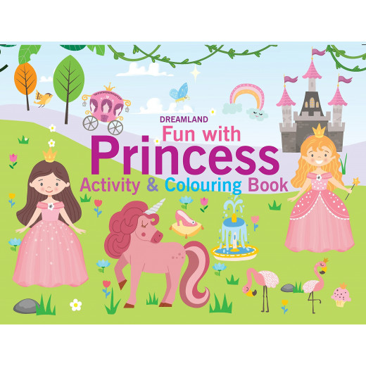 المرح مع الأميرة - كتاب الأنشطة والتلوين للأطفال من دريم لاند