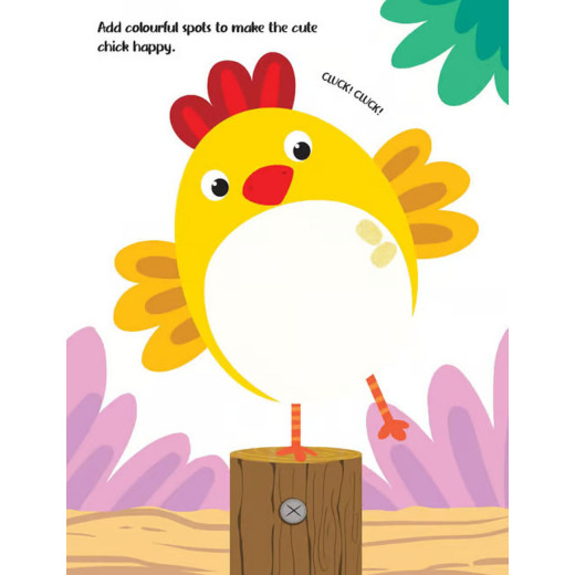 Dreamland | Farm Fingerprint Art Activity Book for Children