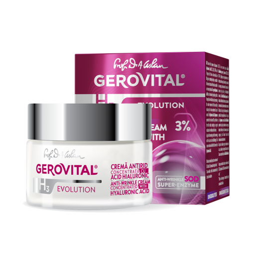 Gerovital Antiwrinkle Cream Concentrated With Hyaluronic Acid