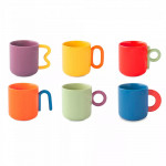 Easy Life Creative Coffee Cup Set in Box Multicolor 100ml 6-Piece