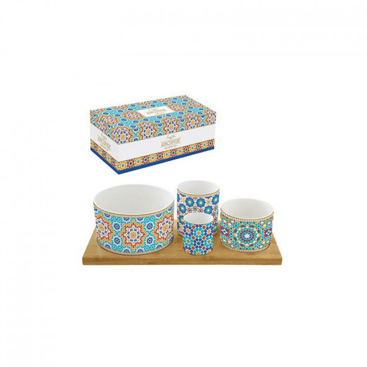 Easy Life Marrakech Multicolored 5-Piece Appetizer Set