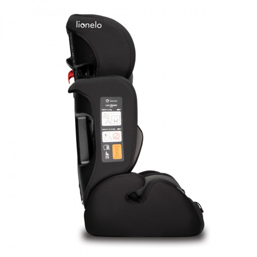 Lionelo Levi Simple Black – child safety seat 9-36 kg