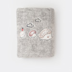 Bi̇Baby Basic Forest Welsoft Blanket Grey