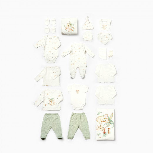 BiOrganic Koala Jungle Newborn 20 Pieces Set Mint (0-3 Months)