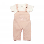 BiOrganic Koala Jungle Slopet Overall Pink (6-9 Months)