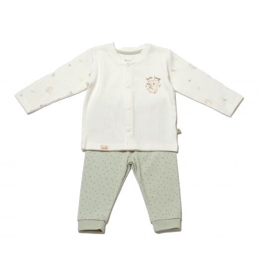 BiOrganic Koala Jungle Pyjamas Set Mint (12-18 Months)