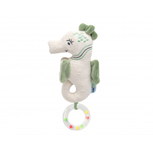 Babyjem Soft Baby Seahorse Rattle Toy / Mint Color