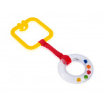 Babyjem Rattle Ring Yellow Square