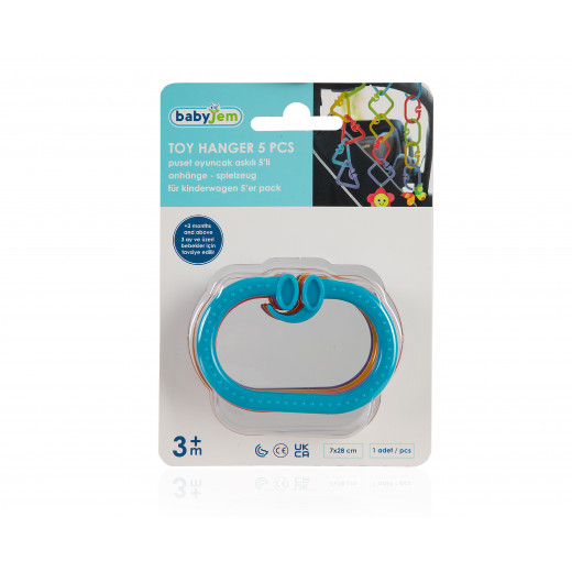 Babyjem Toy Hanger 5 Pieces Oval