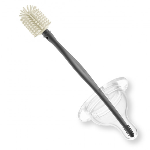 Babyjem Bottle And Nipple Cleaning Brush Ecru