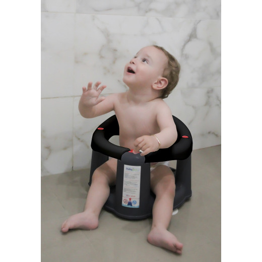 Babyjem Anti-Slip Baby Bath & Feeding Seat Black