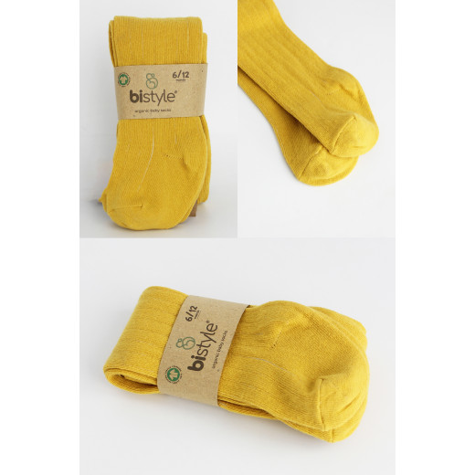 Bistyle Combed Cotton Single Tight (6-12 m) Yellow