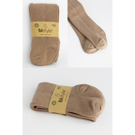 Bistyle Combed Cotton Single Tight (24-36 m) Brown