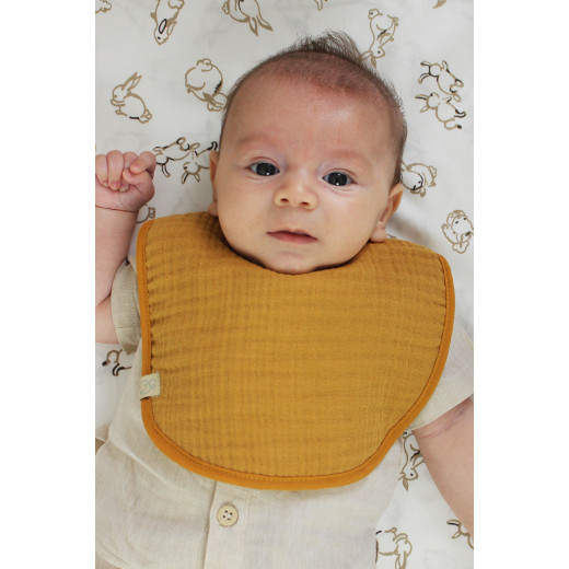 Bistyle Organic Muslin Bib (0-24 m) Colored