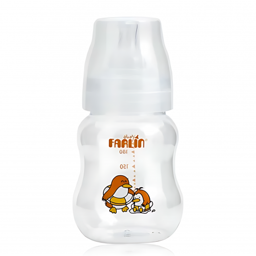 Farlin - Wide-Neck Feeding Bottle 200ml, 0+, Orange