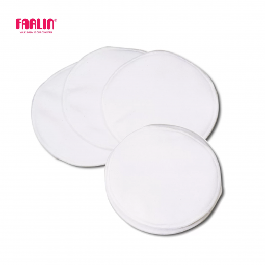 Farlin, Reusable Washable Breast Pads, 6pcs