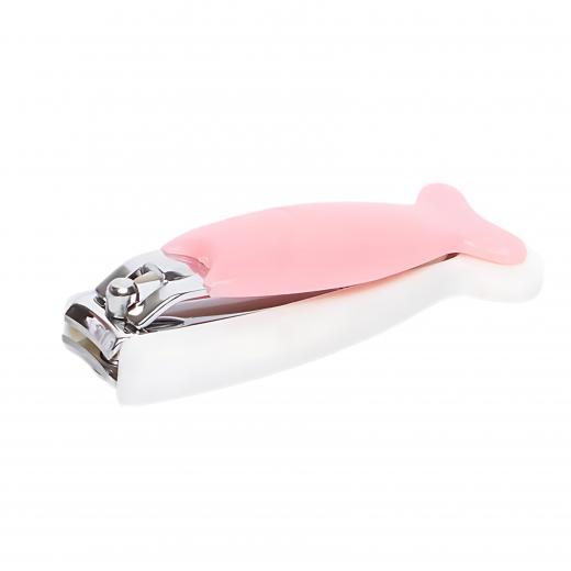 Farlin Nail Clipper Fish Shape, Pink