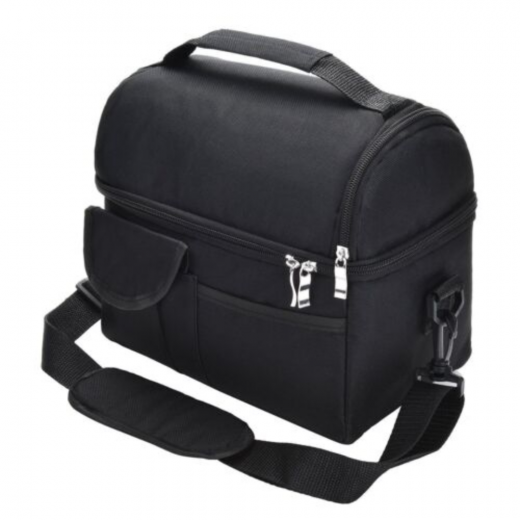 Travel Kit Lunch Bag, Black Color