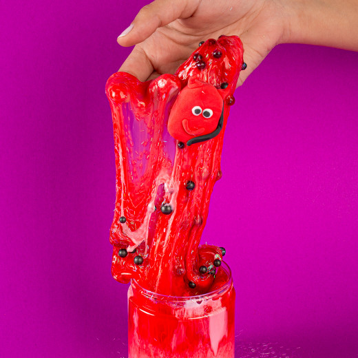 MamaSima Red Monster Themed Slime