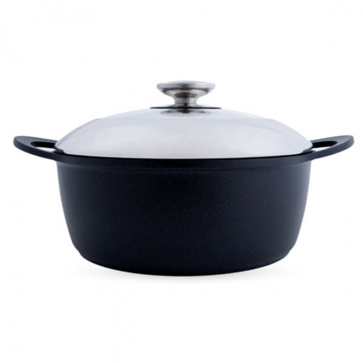 Arshia Die-Casted Casserole 20C , Mnon-stick interior , highest quality Casting Aluminium material with Teflon ,