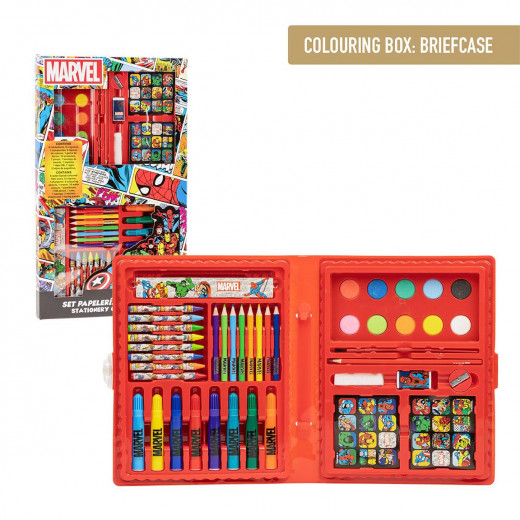 Cerda - Colouring Stationery Set Box Marvel