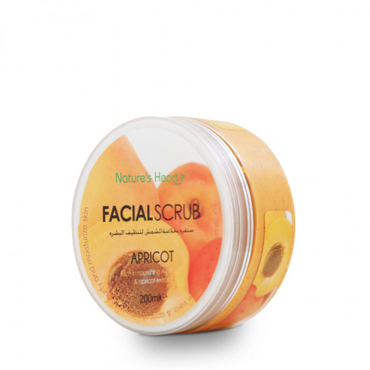 Nature's Heart Facial Scrub  (Apricot), 200 ml