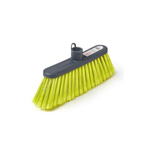 Mery 0739 Basic Universal Broom, Grey and Lime