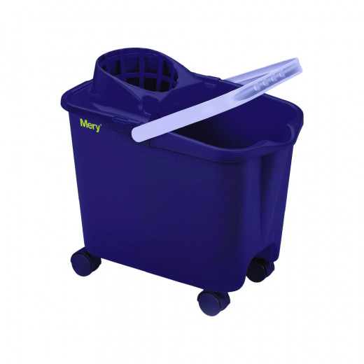 Mery 0325.39 Cube with Wheels, Polypropylene, purple, 25.5 x 39 x 36.5 cm